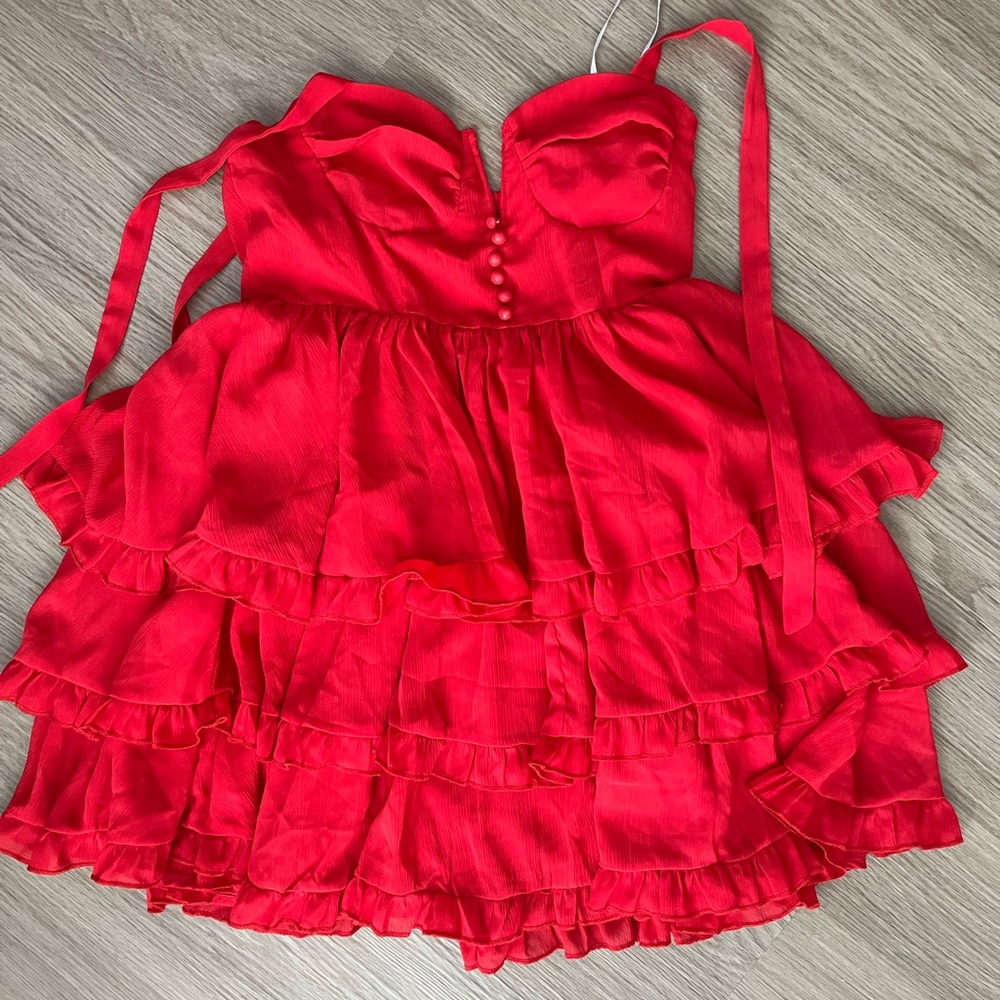 Red dress